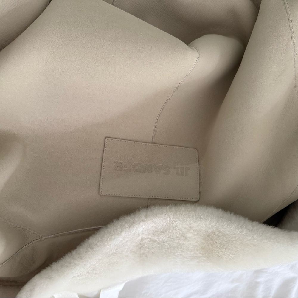 Shearling Leather Reversible Jil Sander Coat - image 4